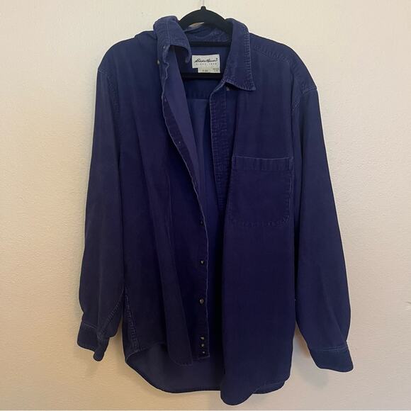 Eddie Bauer corduroy button down shirt - Picture 1 of 3